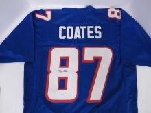 PATRIOTS BEN COATES SIGNED JERSEY FSG COA