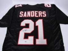 FALCONS DEION SANDERS SIGNED JERSEY GTSM