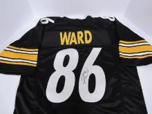 STEELERS HINES WARD SIGNED JERSEY TSE COA