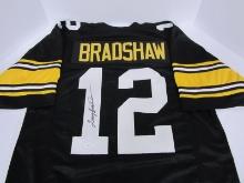 STEELERS TERRY BRADSHAW SIGNED JERSEY TSE COA