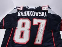 PATRIOTS ROB GRONKOWSKI SIGNED JERSEY GTSM