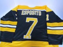 PHIL ESPOSITO SIGNED BOSTON 7 JERSEY FSG COA