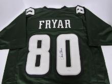 EAGLES IRVING FRYAR SIGNED JERSEY FSG COA