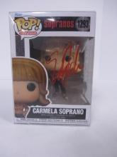 EDIE FALCO SIGNED SOPRANOS FUNKO POP COA