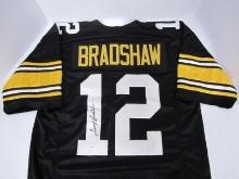 STEELERS TERRY BRADSHAW SIGNED JERSEY TSE COA