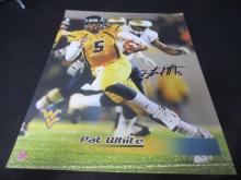 PAT WHITE SIGNED 16X20 PHOTO WITH COA