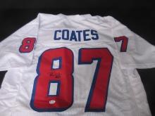 BEN COATES SIGNED WHITE JERSEY WITH FSG COA