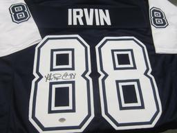 AUTHENTIC MICHAEL IRVIN AUTOGRAPHED JERSEY GTSM COA COWBOYS