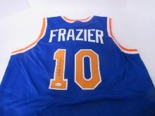 AUTHENTIC WALT FRAZIER AUTOGRAPHED NEW YORK 10 JERSEY FSG COA