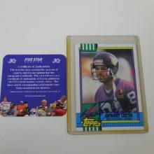 AUTHENTIC 1990 TOPPS ANTHONY CARTER AUTOGRAPHED CARD COA