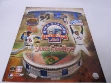 AUTHENTIC TOM SEAVER AUTOGRAPHED 16X20 NEW YORK METS SHEA STADIUM PHOTO COA