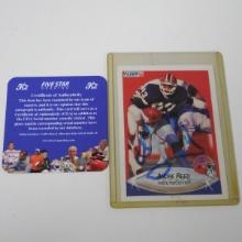 AUTHENTIC 1990 FLEER ANDRE REED AUTOGRAPHED CARD COA