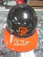 AUTHENTIC BARRY BONDS AUTOGRAPHED SAN FRANCISCO GIANTS REPLICA HELMET BONDS COA