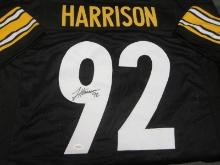 AUTHENTIC JAMES HARRISON AUTOGRAPHED JERSEY TSE COA STEELERS