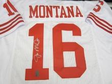 AUTHENTIC JOE MONTANA AUTOGRAPHED JERSEY GTSM COA 49ERS