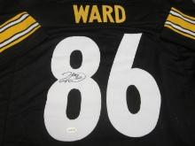 AUTHENTIC HINES WARD AUTOGRAPHED JERSEY TSE COA STEELERS