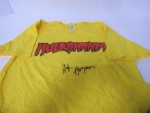 AUTHENTIC HULK HOGAN AUTOGRAPHED HULKAMANIA T-SHRIT TSA COA