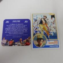 AUTHENTIC 1983 TOPPS ROSS BAUMGARTEN AUTOGRAPHED CARD COA