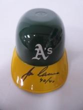 AUTHENTIC JOSE CANSECO AUTOGRAPHED OAKLAND ATHLETICS SUNDAE CUP HELMET COA