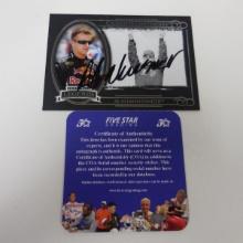 AUTHENTIC 2008 PRESS PASS AJ ALLMENDINGER AUTOGRAPHED CARD COA