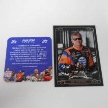AUTHENTIC 2008 PRESS PASS JEFF BURTON AUTOGRAPHED CARD COA