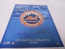 AUTHENTIC NOLAN RYAN AND TOM SEAVER AUTOGRAPHED 16X20 PHOTO NEW YORK METS COA