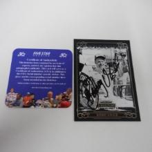 AUTHENTIC 2008 PRESS PASS BOBBY UNSER AUTOGRAPHED CARD COA