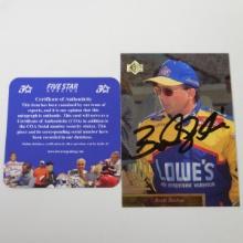 AUTHENTIC 1996 UPPER DECK SP BRETT BODINE AUTOGRAPHED CARD COA