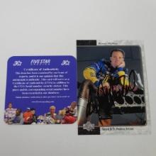 AUTHENTIC 1996 UPPER DECK SP KENNY WALLACE AUTOGRAPHED CARD COA