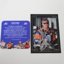 AUTHENTIC 2008 PRESS PASS JEFF BURTON AUTOGRAPHED CARD COA