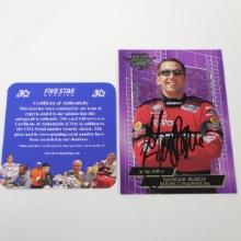 AUTHENTIC 2003 WHEELS HIGH GEAR GREG BIFFLE AUTOGRAPHED CARD COA