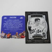 AUTHENTIC 2008 PRESS PASS AL UNSER AUTOGRAPHED CARD COA