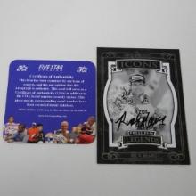 AUTHENTIC 2008 PRESS PASS RICK MEARS AUTOGRAPHED CARD COA