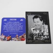 AUTHENTIC 2008 PRESS PASS HARRY GANT AUTOGRAPHED CARD COA