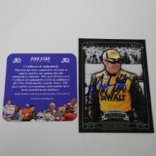 AUTHENTIC 2008 PRESS PASS MATT KENSETH AUTOGRAPHED CARD COA