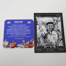 AUTHENTIC 2008 PRESS PASS AL UNSER AUTOGRAPHED CARD COA