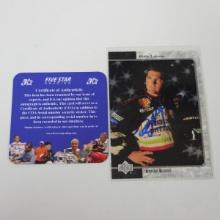 AUTHENTIC 1996 UPPER DECK SP BOBBY LABONTE AUTOGRAPHED CARD COA