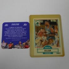 AUTHENTIC 1990 FLEER BASKETBALL ARMON GILLIAM AUTOGRAPHED CARD COA