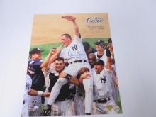 DAVID CONE SIGNED 16X20 PHOTO WITH COA