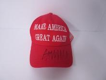 DONALD TRUMP SIGNED MAGA HAT WITH COA