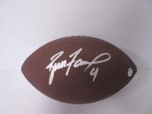 BRETT FAVRE SIGNED FOOTBALL WITH COA