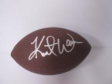 KURT WARNER SIGNED FOOTBALL WITH COA
