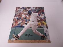 MO VAUGHN SIGNED 16X20 PHOTO WITH COA