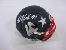ROB GRONKOWSKI SIGNED MINI HELMET WITH COA