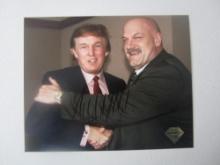 DONALD TRUMP SIGNED 8X10 PHOTO WITH COA