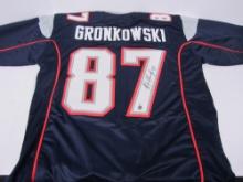 ROB GRONKOWSKI SIGNED JERSEY WITH COA