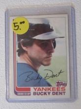 1982 TOPPS BUCKY DENT YANKEES