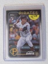 2024 TOPPS HENRY DAVIS RC PIRATES
