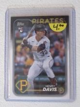 2024 TOPPS HENRY DAVIS RC PIRATES