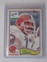 1982 TOPPS DOUG DIEKEN CLEVELAND BROWNS